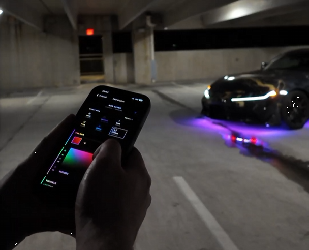  lighting controls in the Prismal PFX Engine app